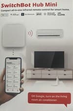 Image of SwitchBot Hub Mini Remote Control Smart Home Infrared Schedule Google Alexa