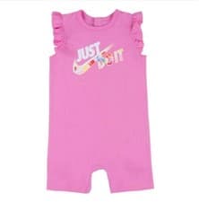 Image of Nike Girls Just do it baby active Romper Pink Size 24 Months new