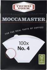 Image of Moccamaster No.4 Paper Filters (100 Filters) - White