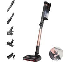 Image of Shark Stratos IZ400UK Cordless Stick Vacuum Cleaner - Charcoal/Rose Gold A