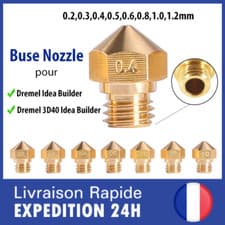Image of Brass Nozzle Nozzle for Dremel Idea Builder / 3D40 Idea Builder 3D Printer