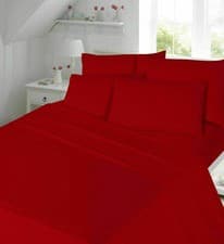 Image of 100% Brushed Cotton Thermal Flannelette Fitted Or Sheet Set Or Flat Bed Sheets
