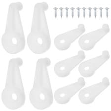 Image of 100 Pcs Cabinet Panel Installation Clip Bathroom Mirror Mounting Clips
