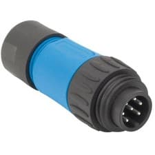 Image of Amphenol Straight cable plug C16-1 Number of pins: 6+PE