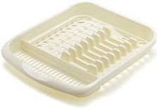 Image of Addis Large Kitchen Sink Dish Drainer Plate Rack Holder Plastic Cutlery Storage