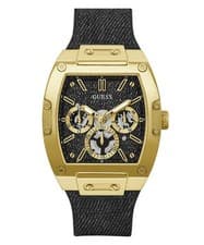 Image of Guess Black Mens Multi Dial Watch Phoenix GW0786G1