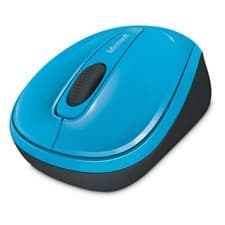 Image of Microsoft Wireless Mobile Mouse 3500 - Cyan Blue Gloss