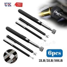 Image of 6Peices Of Pick Up Tool Telescopic Magnetic Extending Magnet Long 610/620/660mm