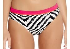 Image of Fantasie Montego Bay FS5978 Mid Rise Black Cream (LAC) Medium