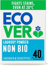 Image of Ecover Non-Bio Laundry Detergent Powder 3kg, Fresh Lavender & Eucalyptus