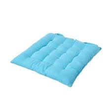 Image of Seat Pad Indoor Garden Dining Chair Cushion with Button Straps 40 x 40 cm