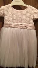Image of New Peach Maisie Monsoon Dress 12-18 Months