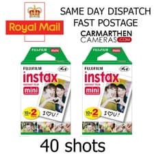 Image of Fujifilm Instax Mini Colour Instant Film Bundle Pack (40 Shots)