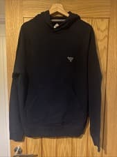 Image of Barbour Men’s Navy Blue Hoodie With Logo Size M