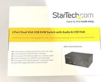 Image of StarTech.com 2-port KVM switch with dual VGA - USB 2.0 UK