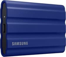Image of Samsung T7 Shield 1TB Portable SSD USB 3.2 Gen 2 External Drive Blue