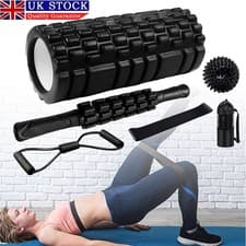 Image of 6 IN 1 Muscle Foam Roller Set Massage Roller Stick for Muscle Relax Back Pain