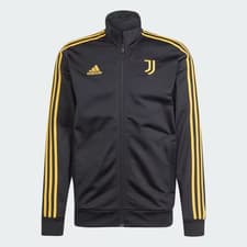 Image of Adidas Juventus DNA Track Suit Top Size Large HZ4965 BNWT Black Full Zip 765