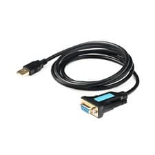 Image of USB to RS232 Adapter with PL2303 Chipset, USB 2.0 to RS232 Female DB9