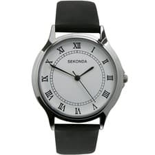 Image of Sekonda Watch 3022 Mens Black Strap Authorised Stockist RRP £44.99