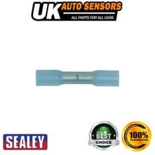 Image of Sealey Heat Shrink Butt Connector Terminal 5.8mm Blue Pack of 100 BTSB100