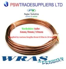 Image of copper pipe 6mm/8mm/10mm , plumbing ,water,gas (1 mm wall) copper