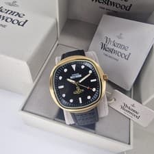 Image of Vivienne Westwood VV177BBBK Lexington Gents Watch 43mm New W/ Box, Tags, Manual!