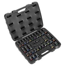 Image of Sealey AK5635M Impact Socket Set 1/2"Sq Drive 34pc