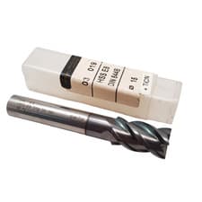 Image of Perfor 15mm HSS Cobalt End Mill 4 Flutes Milling Cutter 12mm Shank GS15