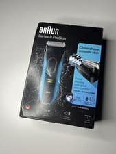 Image of Braun Series 3 Clean & Close | Model 310s Wet & Dry Electric Shaver | Black/Blue