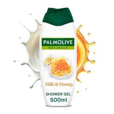 Image of 500ml Palmolive Naturals Plant Based Milk & Honey Body Wash Shower Gel