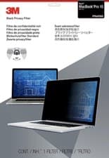Image of 5 X 3M PFNAP008 Black Privacy Filter for Apple 15 inch MacBook Pro (2016 Model)