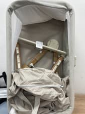 Image of Mamas & Papas Lua Bedside Crib - Torn