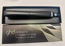 Image of GHD Platinum Plus Professional Hair Straightener Black Brand New In Box