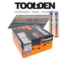 Image of Paslode 141074 3.1 x 90mm Galv-Plus Ring Shank Nail Fuel Pack for 360XI, IM360CI