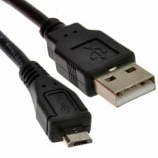 Image of MICRO USB DATA CABLE CHARGER SYNC LEAD BLACKBERRY CURVE 9320 9220
