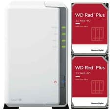 Image of Synology DS223J 24TB 20TB 16TB, 12TB, 8TB, HDD's 3.5" NAS Diskstastion KIT.