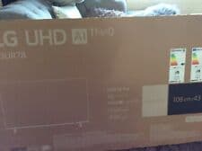 Image of LG UR78 43in LED 4K Ultra HD Smart TV - Black (43UR78006LK)