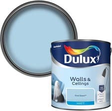 Image of Dulux Matt Emulsion Paint For Walls And Ceilings - First Dawn 2.5 Litres