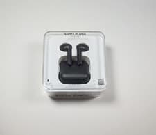Image of Happy Plugs Black Wireless Headphones hHappy Plus Air 1 Go