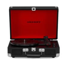 Image of Crosley Cruiser Deluxe Turntable Black With Bluetooth - Brand New & Boxed
