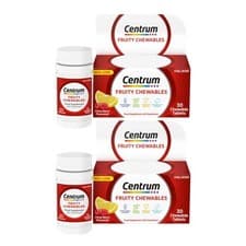 Image of Centrum Fruity Chewables Multivitamin & Mineral - 30 Tablets 2PACK EXP JUNE 2027