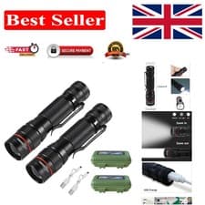 Image of Ultra-Compact 500 Lumen LED Flashlight with 3 Modes: Perfect for Emergencies