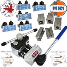 Image of Professional Flaring Tool Brake Tube Pipe Flare Kit 4 x Dies Fuel Lines 3/16-3/8