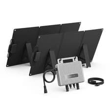 Image of Lightweight EcoFlow Plug-in Solar Kit + Excel Power 300W Pop Up Solar Panels
