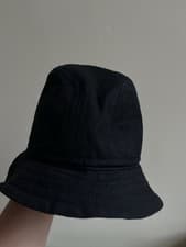 Image of Accessorize Women's 100% Cotton Black Bucket Hat One Size New