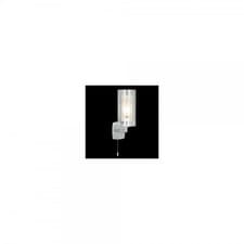 Image of Searchlight 2300 Duo 1 Single Light Switched Wall Light, Clear and Frosted Glass