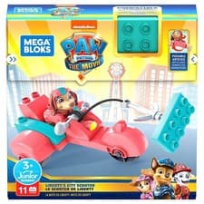 Image of Mega Bloks | Paw Patrol The Movie | Liberty's City Scooter Buildable Vehicle Set