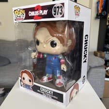Image of Funko Pop #973 Chucky 10-inch Vinyl Figure Child's Play 2 JUMBO
