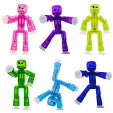 Image of StikBot Translucent 3.25"-inch (8 cm) Poseable Figure (Pick from 6 colours)